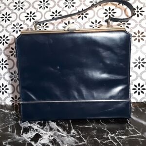 Antique Melbourne Bags clasp footed  handbag
